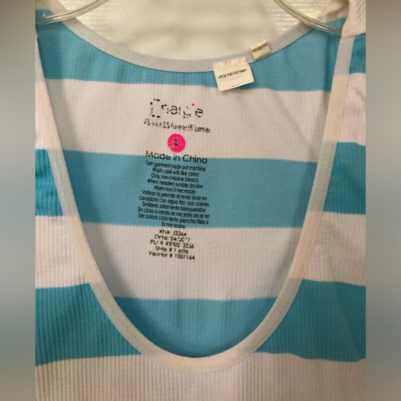 Energie Racerback Striped Active Performance Tank Top Shirt - Picture 11 of 16